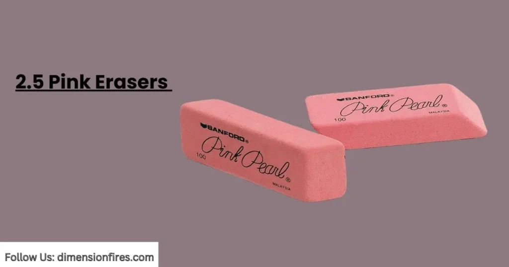 pink erasers