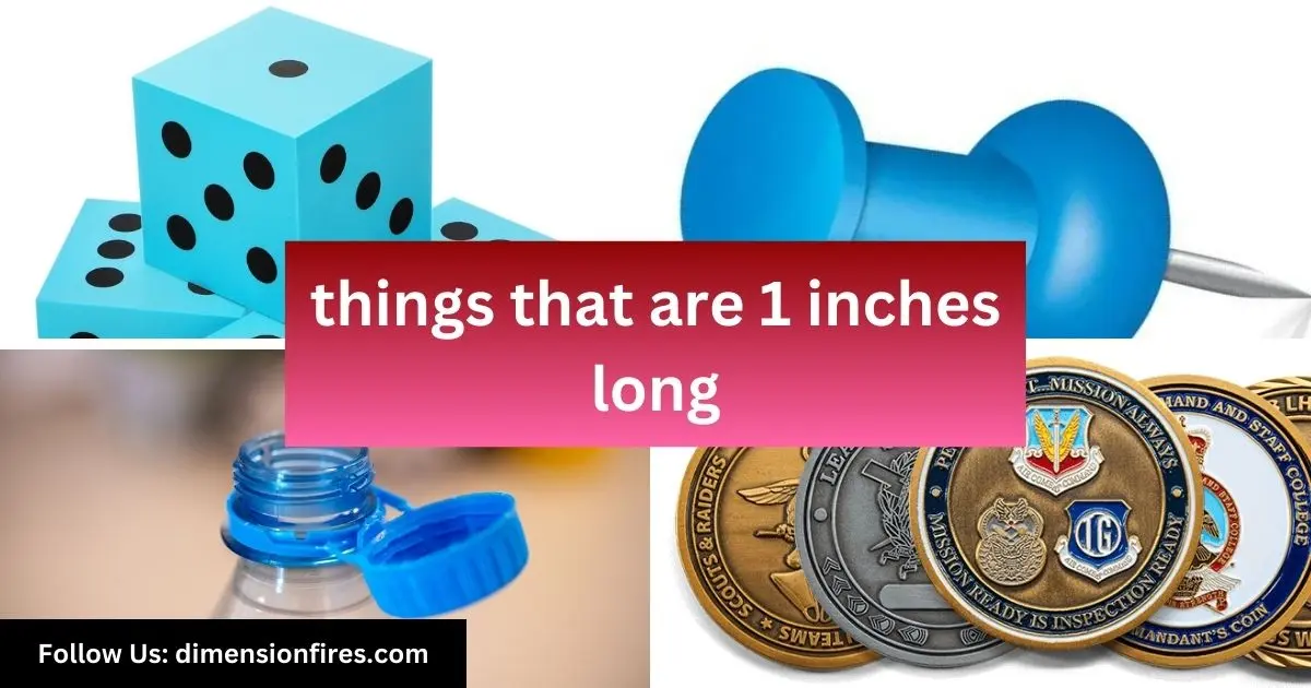 objects nearly 1 inches long