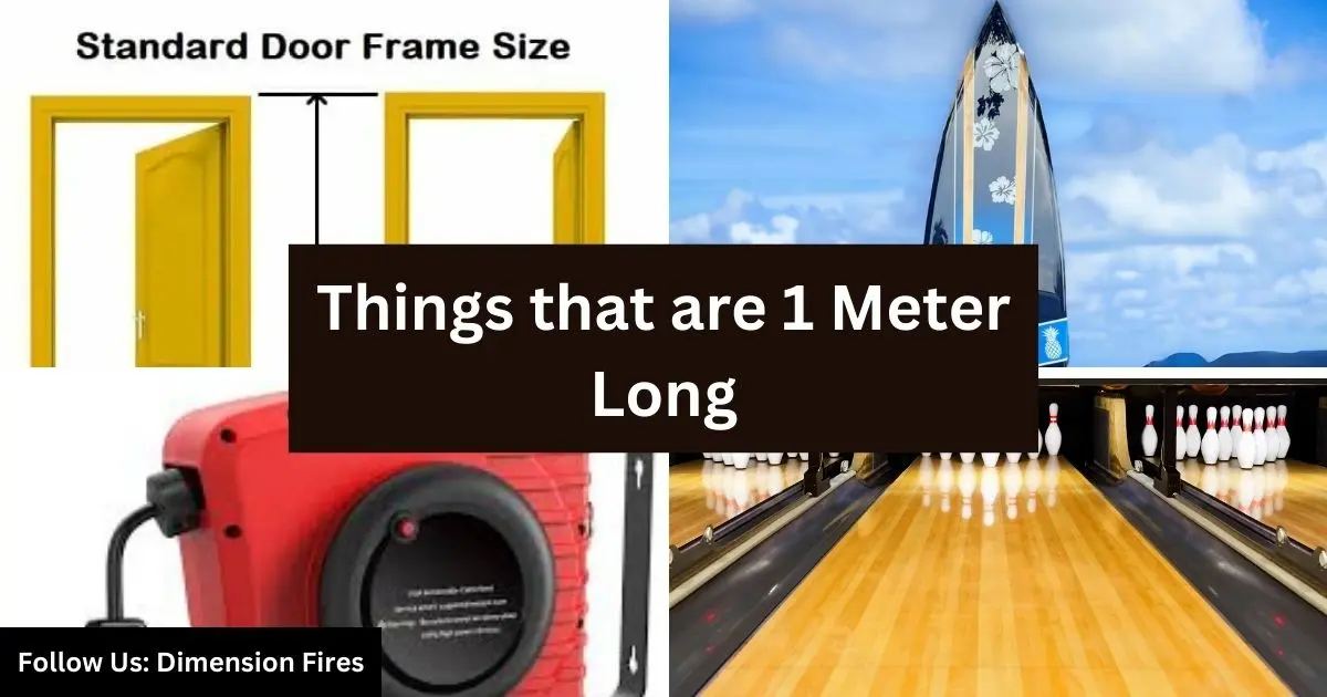 things equal to 1 meter long