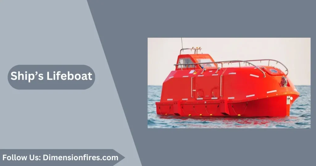 ship’s lifeboat